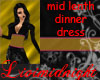 Mid length dinner dress
