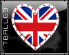 UK heart flag animated