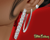 Diamond Hoop Earrings <3