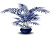 plant blue & silver