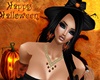 llo*Halloween Witch neck
