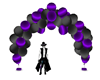 Purple n Black Balloons