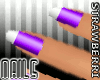 !! Basic Purple Manicure
