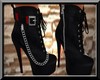 NEW BOOT CUTE BLACK/RED