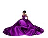 Purple Wedding  Dress