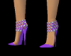 {H}Purple Diamond Heels
