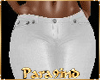 P9)"EVA"RLL White Pants