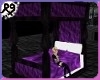 Purple Black Bed