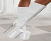 Ice WHT Leather Boots
