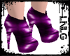 L:LG Boots-PVC Purple