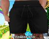(A) Loco Black Shorts