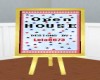 "Open House Sign"