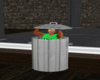 Hide in a trash can