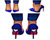 Blue Demie Red Bottoms