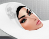 Stunning white hijab