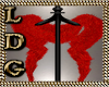 Red Furry Boa