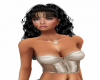 Cream Brown corset