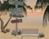DER:  Sign Beach/Bench