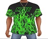 RSW Neon Grn flame Shirt