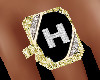 Diamond & Gold Ring "H"