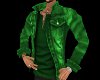 Green Male Denim Jacket