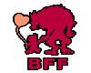BFF Sticker Red
