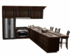 Dark brown Kitchen