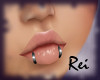 R| Small Lip Rings - Blk