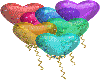 Heart Balloons Sticker