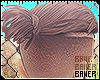 Brown Ying-Yang Hair