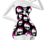 silk skull dress