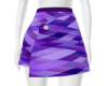 Purple Mini Wrap Skirt