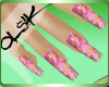 ~Ols~ pinkflower nails 1