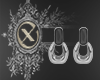 𝖃 • Silvry Earrings