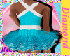 ~M~GLITZ TEAL  TUTUDRESS