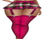 Pink Plaid Skirt