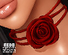 Vday rose choker