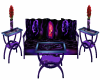 {LAR}Purple Couch Set