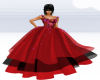 Red/Black,Princess Gown