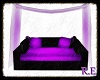 purple couch  