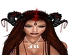 Black/Red Horns