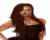 BROWN PEN CURL LONG HAIR