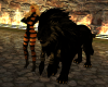 lion black animated roar