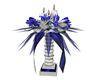 Blue & White Wed Flowers