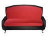 black/red kiss couche