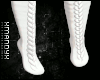 Lifted White Socks