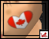 ~R~ Canadian Heart Flag