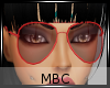 MBC|Kitty Glasses Red