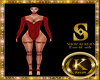 Lingerie Red Bodysuit