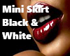 Mini Skirt Black & White